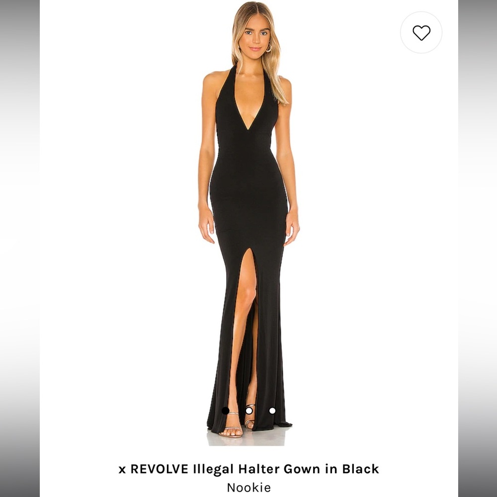 Nookie Illegal Halter Gown - Worn Once